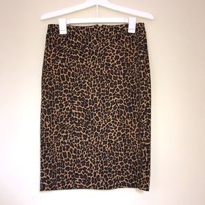 Leopard Print Skirt